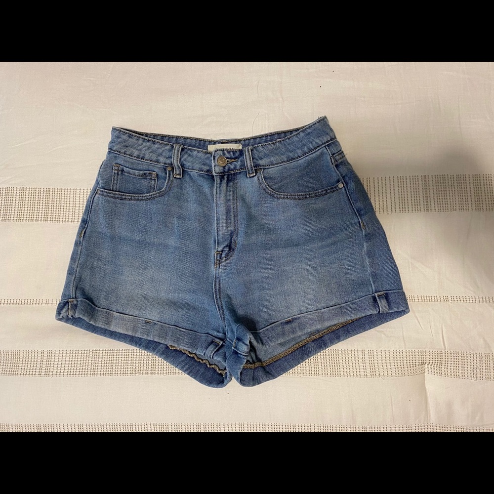 PacSun mom jean style high rise denim shorts